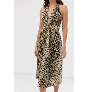 ASOS Leopard Print Dress Size 12